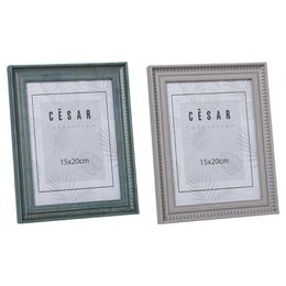 A photo frame set in a variety of colors and styles, suitable for displaying 15x20 cm photos. The frames have a decorative border design and a stand on the back for display.