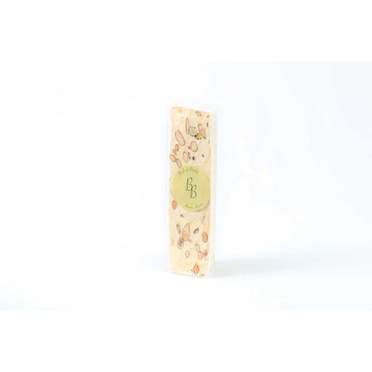 Nougat au miel, amandes, pistaches et noisettes (Barre de 100g)