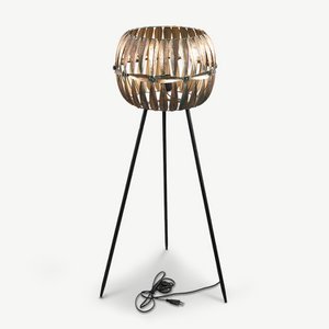 Elian Stehlampe aus Eisen, goldenes Metall