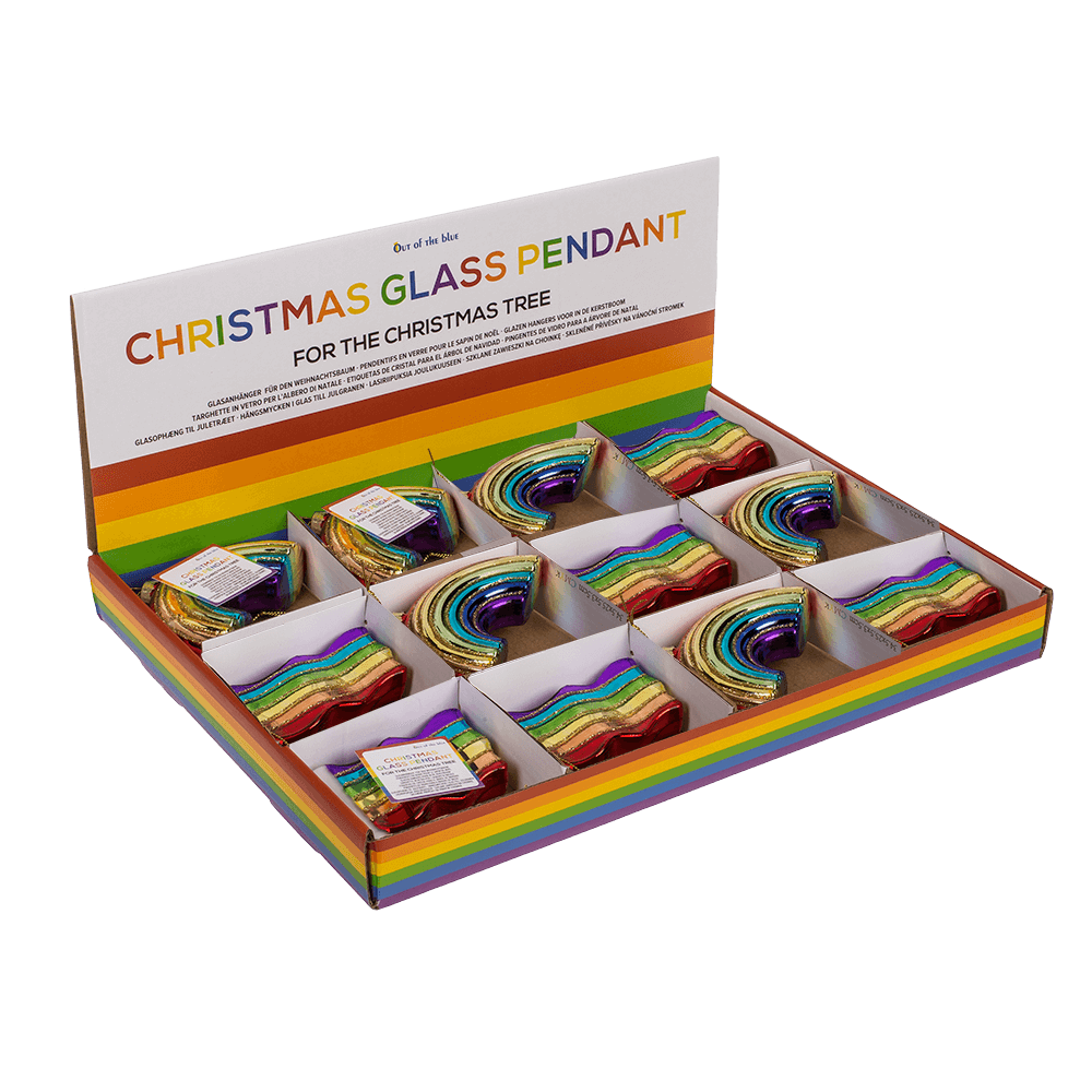 Glasanhänger für den Weihnachtsbaum, Pride,