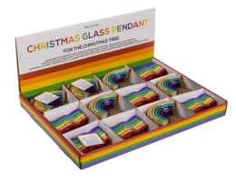 Glasanhänger für den Weihnachtsbaum, Pride,