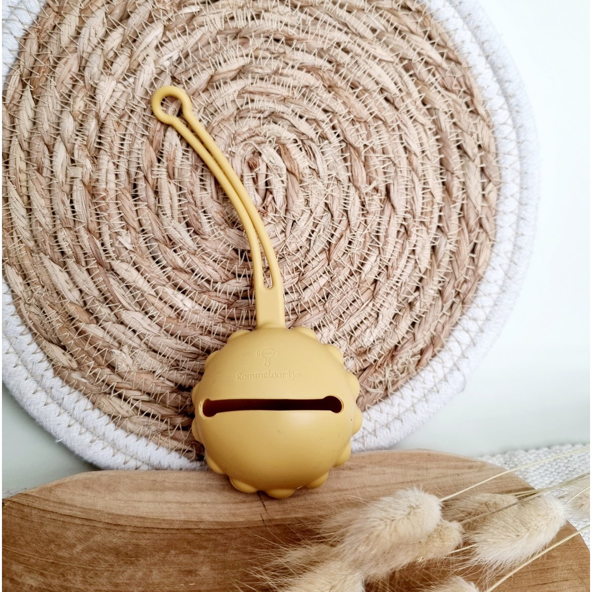 Almacenamiento de tetinas - Amarillo ocre