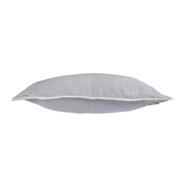 Pudebetræk med søm - Natur - 40cm x 60cm - Linned
