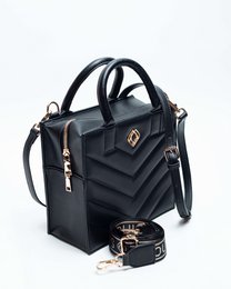 Boxbag Icon Corn Leather Black