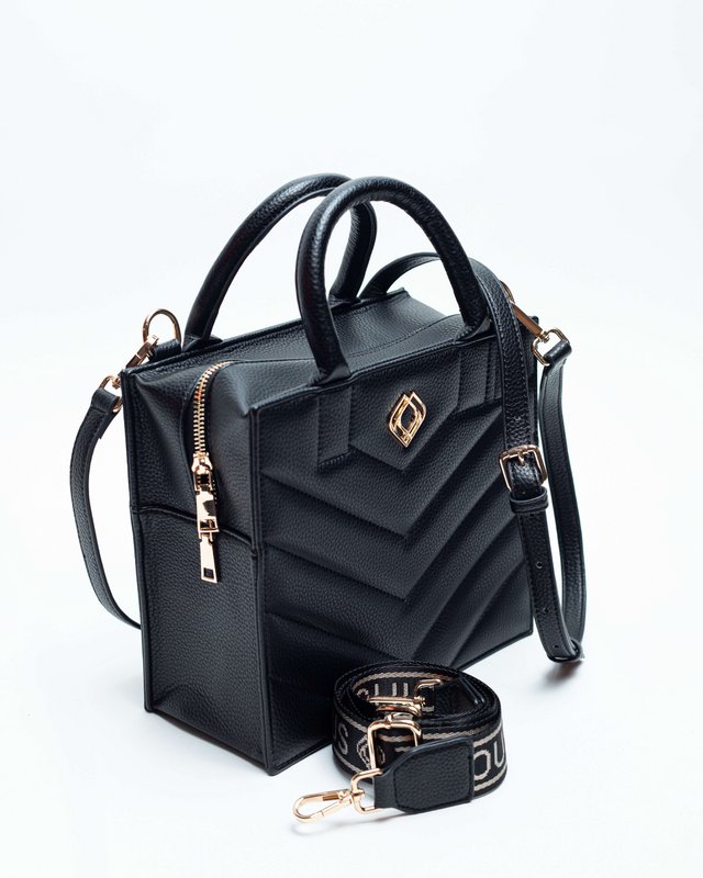 Boxbag Icon Corn Leather Black