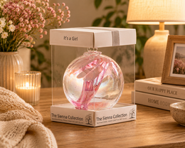 10cm Spirit Ball - 'C'est une fille!' - Rose Pastel