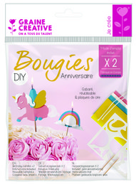 DIY UNICORN BIRTHDAY CANDLES KIT