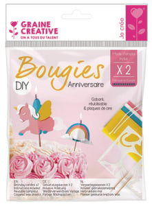 DIY UNICORN BIRTHDAY CANDLES KIT
