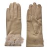 Handschoenen Winter 9x23 cm Beige Polyester