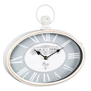 Wandklok ovaal 29cm