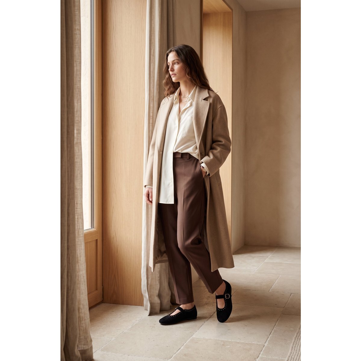 MERCHE BLACK – Ballerinas mit Nieten