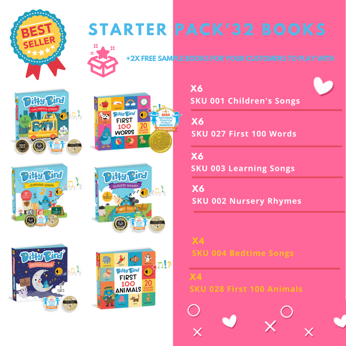 NUEVO PACK PROMO CLIENTE "BESTSELLERS": ESTANTERÍA + 32 LIBROS + MUESTRA GRATIS