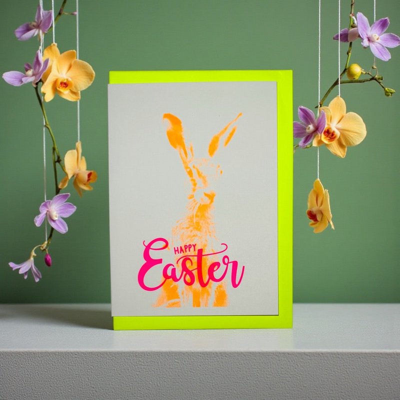 happy easter foto orange