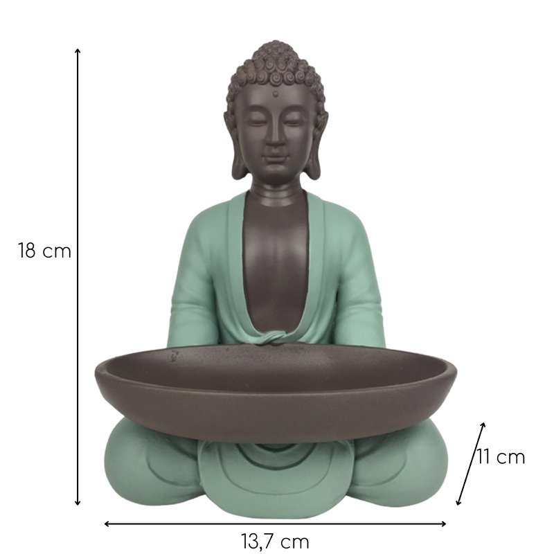 Bodhi statue med fad