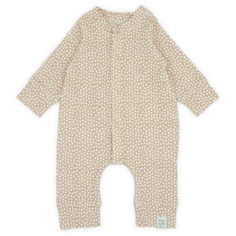 Spielanzug | Punkte | Beige