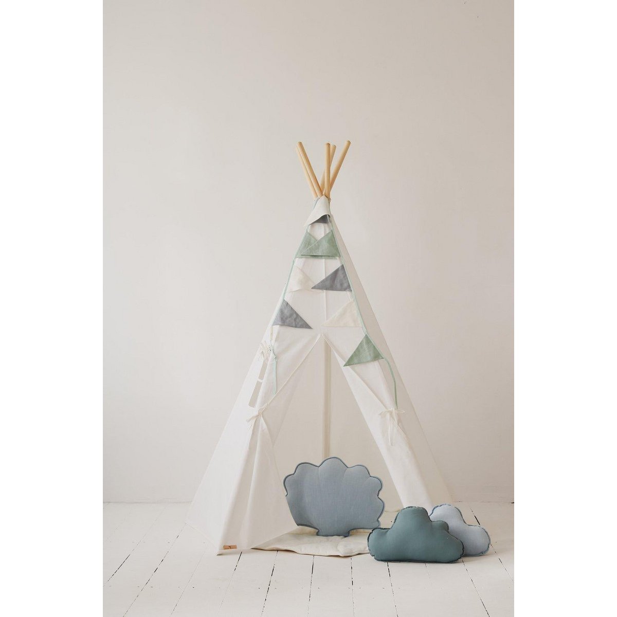 „Schneewittchen“ Tipi- und Blattmatten-Set
