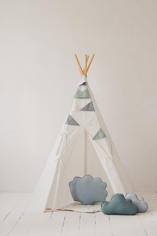 „Schneewittchen“ Tipi- und Blattmatten-Set
