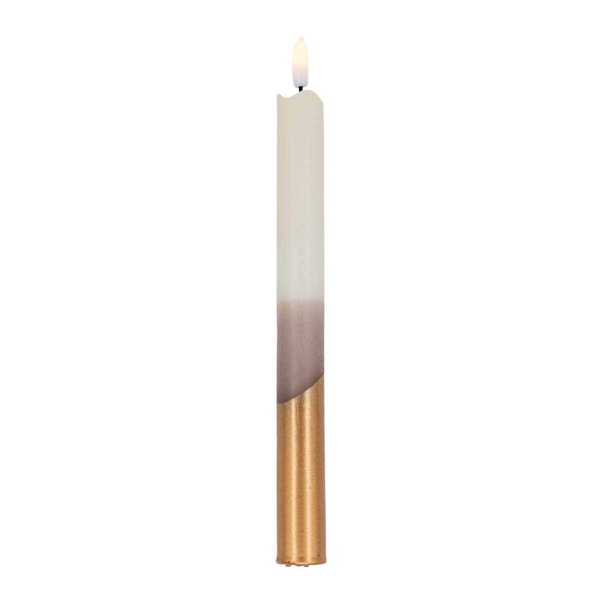 Northern Lights LED candle Cacao Pearl