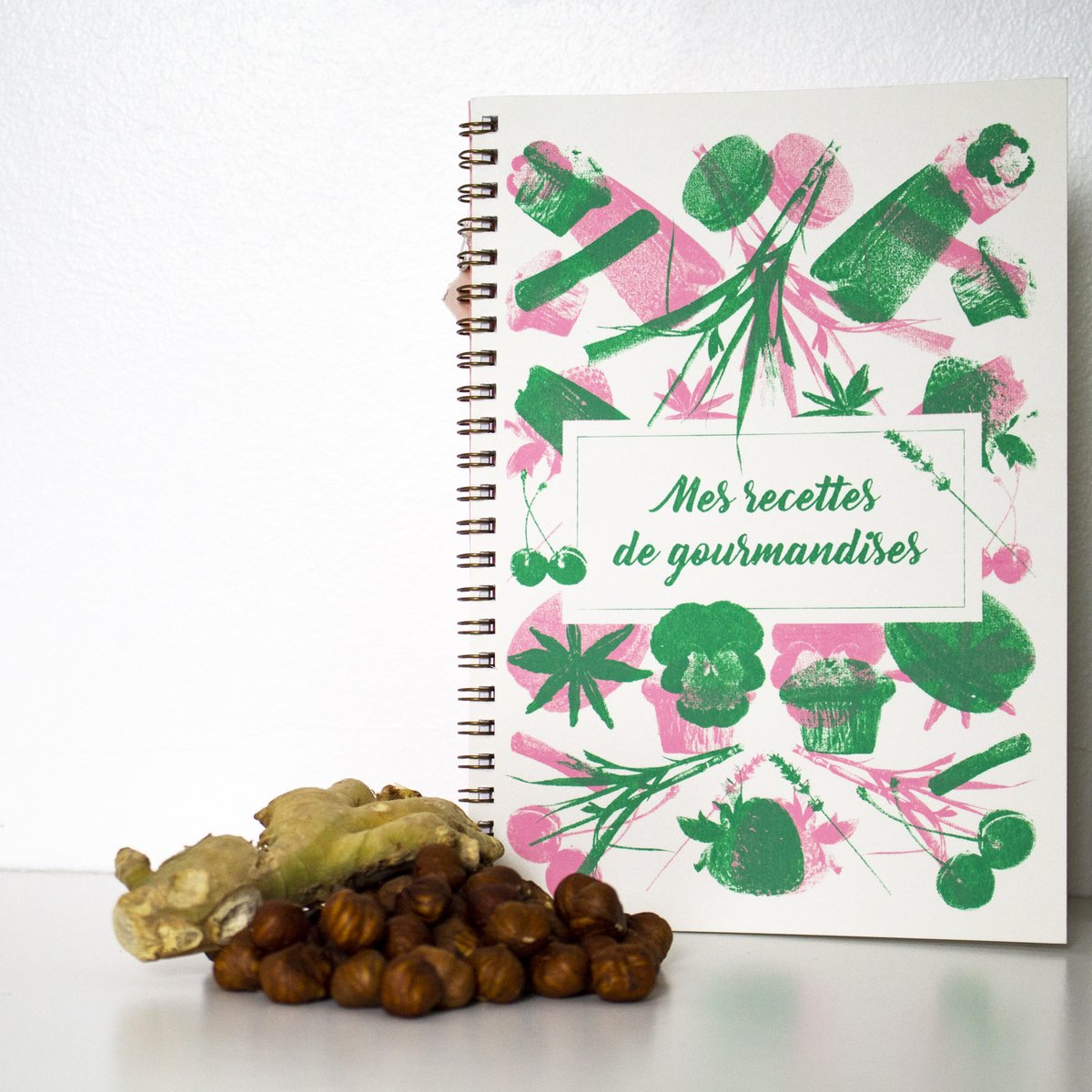 Receptenboek met lekkernijen