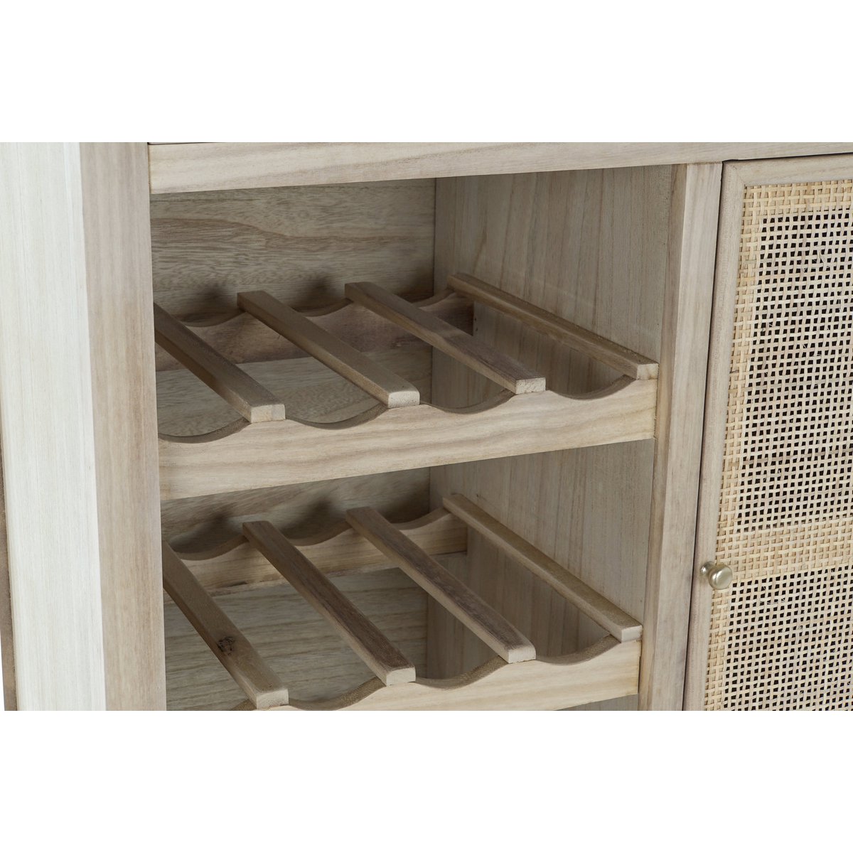 BOTELLERO PAULOWNIA RATAN 79,5X38X90 NATURAL MB176662