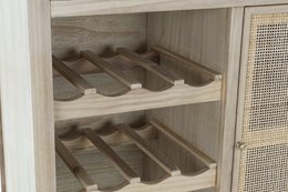 BOTELLERO PAULOWNIA RATAN 79,5X38X90 NATURAL MB176662