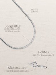 Catena a serpente ETERNITY delicato argento