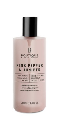 Boutique Scent Pink Pepper & Juniper Hair & Body Mist 250ml
