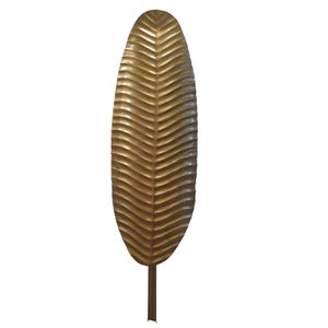Wall lamp Sayra in gold leaf shape