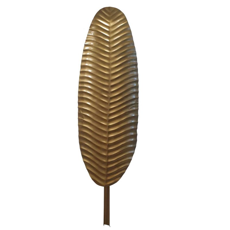 Wandlampe Sayra in Blattform Gold