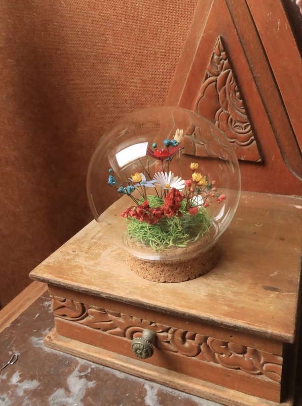 Tørret blomsterklokke (haveboble (9 cm))