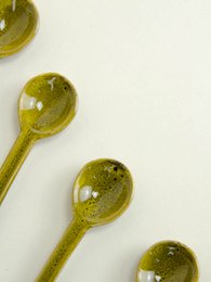 Set di 6 cucchiai per cenere di paglia