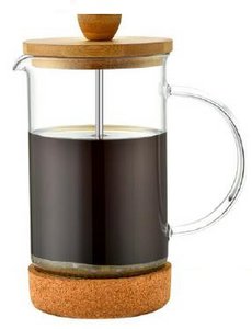 BAMBOE BOROSILICAAT KOFFIEMACHINE 16X9X18,5 600ML PC194164