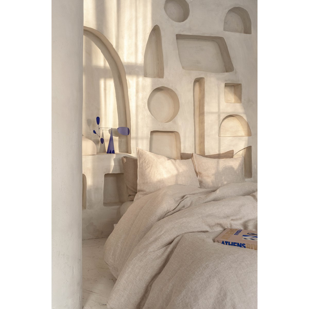 Linen bedding set / Natural melange