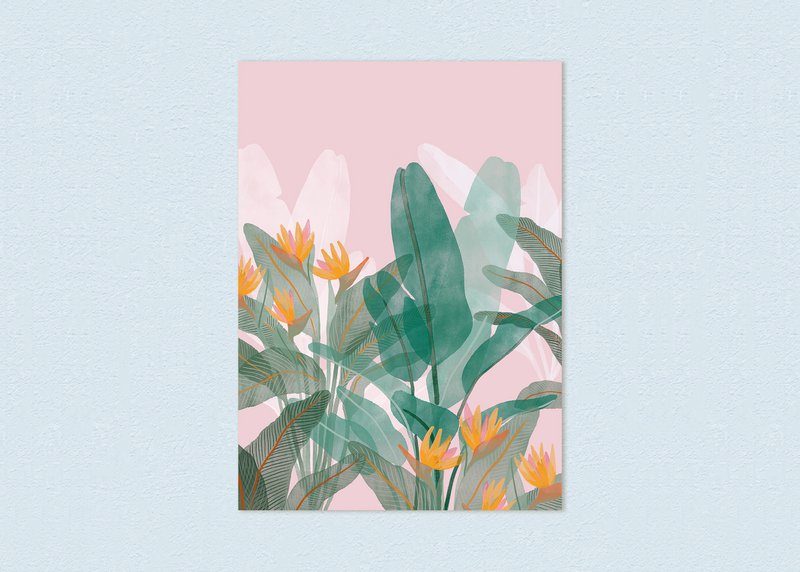 Piante rosa