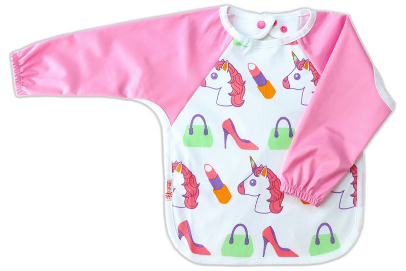 śliniaczek z rękawami Girly Stuff - śliniaczek niemowlęcy/maluch