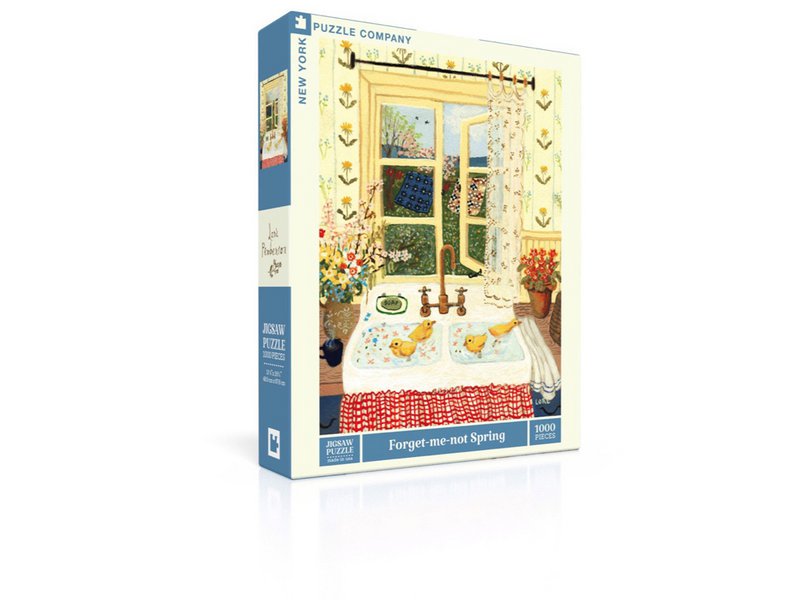New York Puzzle Company Puzzle Glem-me-Not Spring-1000 stykker
