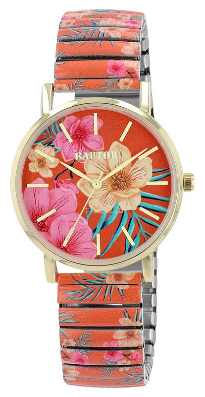 Raptor damespolshorloge "Frida Kahlo Edition" met trekkoord