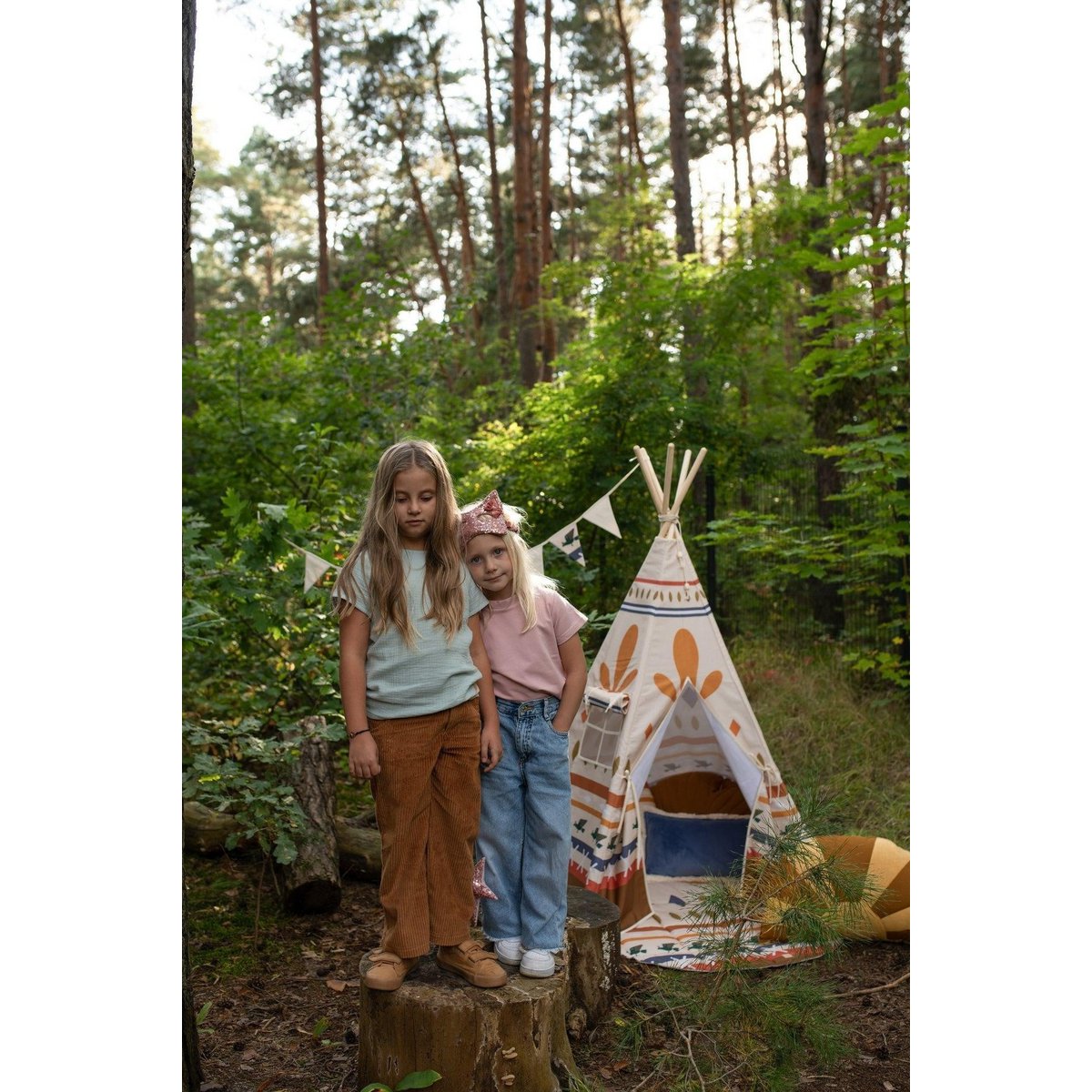 Tipi- und Matten-Set „Native Vibe“.