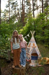 Tipi- und Matten-Set „Native Vibe“.