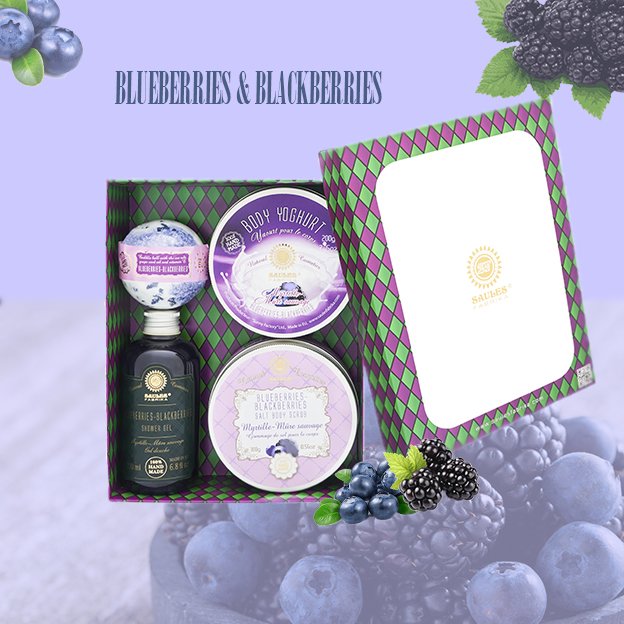 Gift Set Blueberries-Blackberries (4 items)