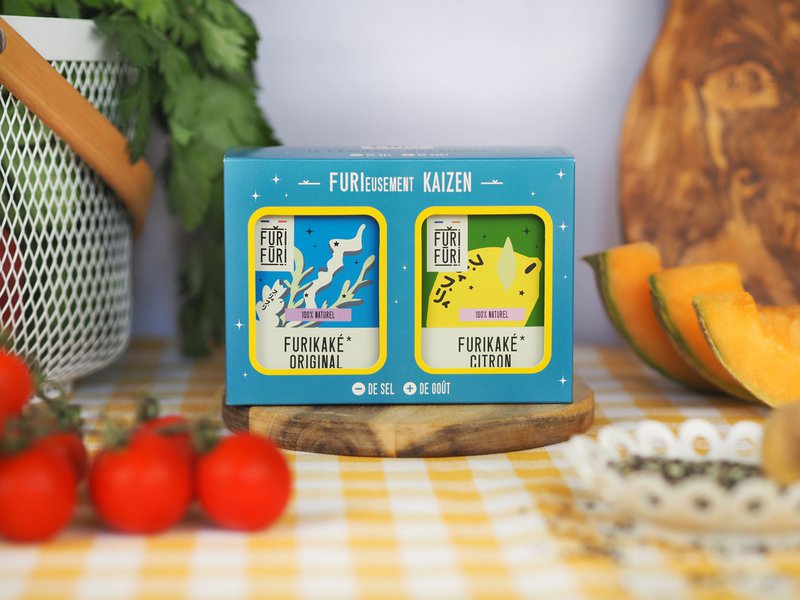 FURIFURI "KAIZEN" æske - Sesam- og tangkrydderi - salt alternativ 2X80g