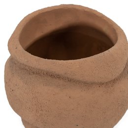 Wazon ceramiczny z organicznego piasku