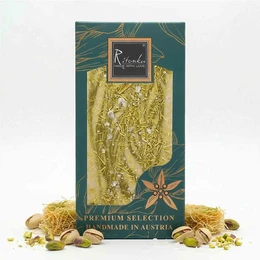 PREMIUM weiße Schokolade - Pistazien Creme, Knafeh, Salzburger Natursalz