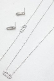 Parure de bijoux en acier inoxydable
