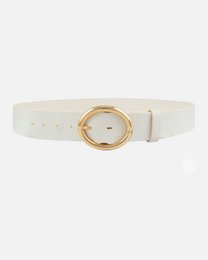 MADE TO ORDER Calvin | Vintage Round Buckle Leather Belt