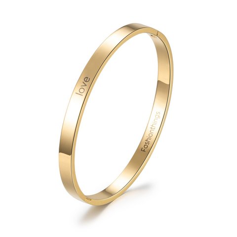 Armreif Love Gold 6mm