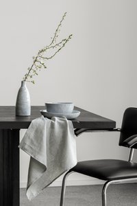 Servietten Ice Grey (2er-Set) / 100 % Leinen