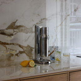 bubliq glass carbonator - Stainless Steel - Sparkling water maker