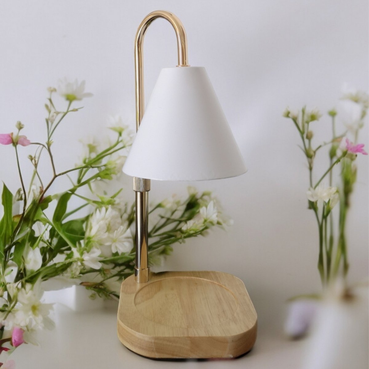 Zachte warmteverspreider - Candelia - elektrische brander voor geurkaars - geïntegreerde dimmer - decoratie en cadeau-idee