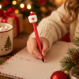 Christmas themed fancy pen - Father Christmas